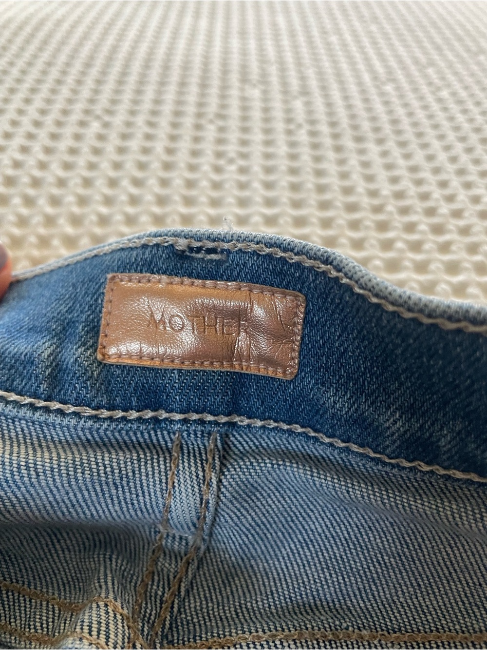MOTHER petite denim worn once